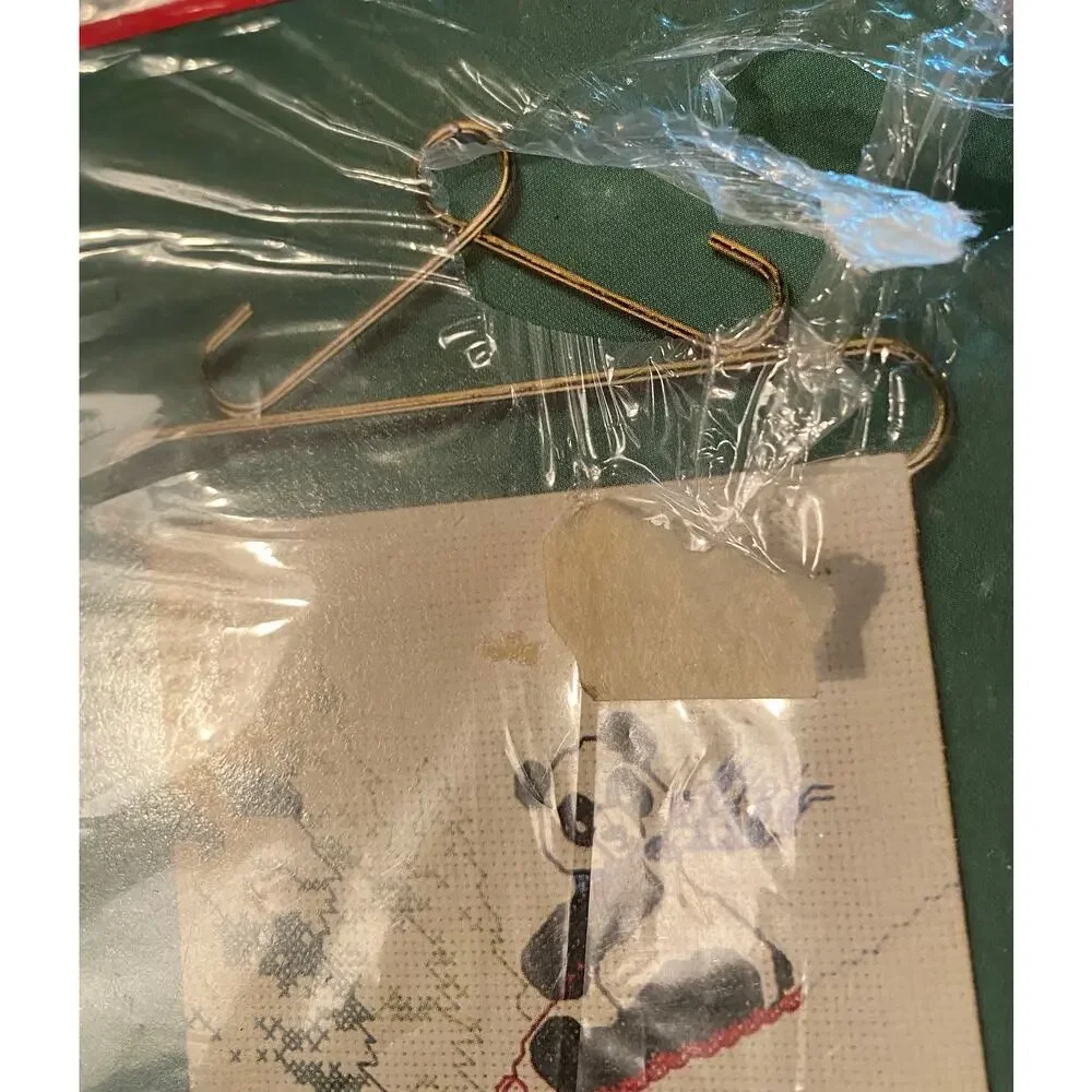 Vintage 1986 Traditions Cross Stitch Kit Racing Bears Holiday Bellpull Sealed